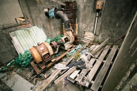 green and black power tool